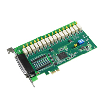 16-channel Relay & 16-channel Isolated Digital Input  PCIe Card
